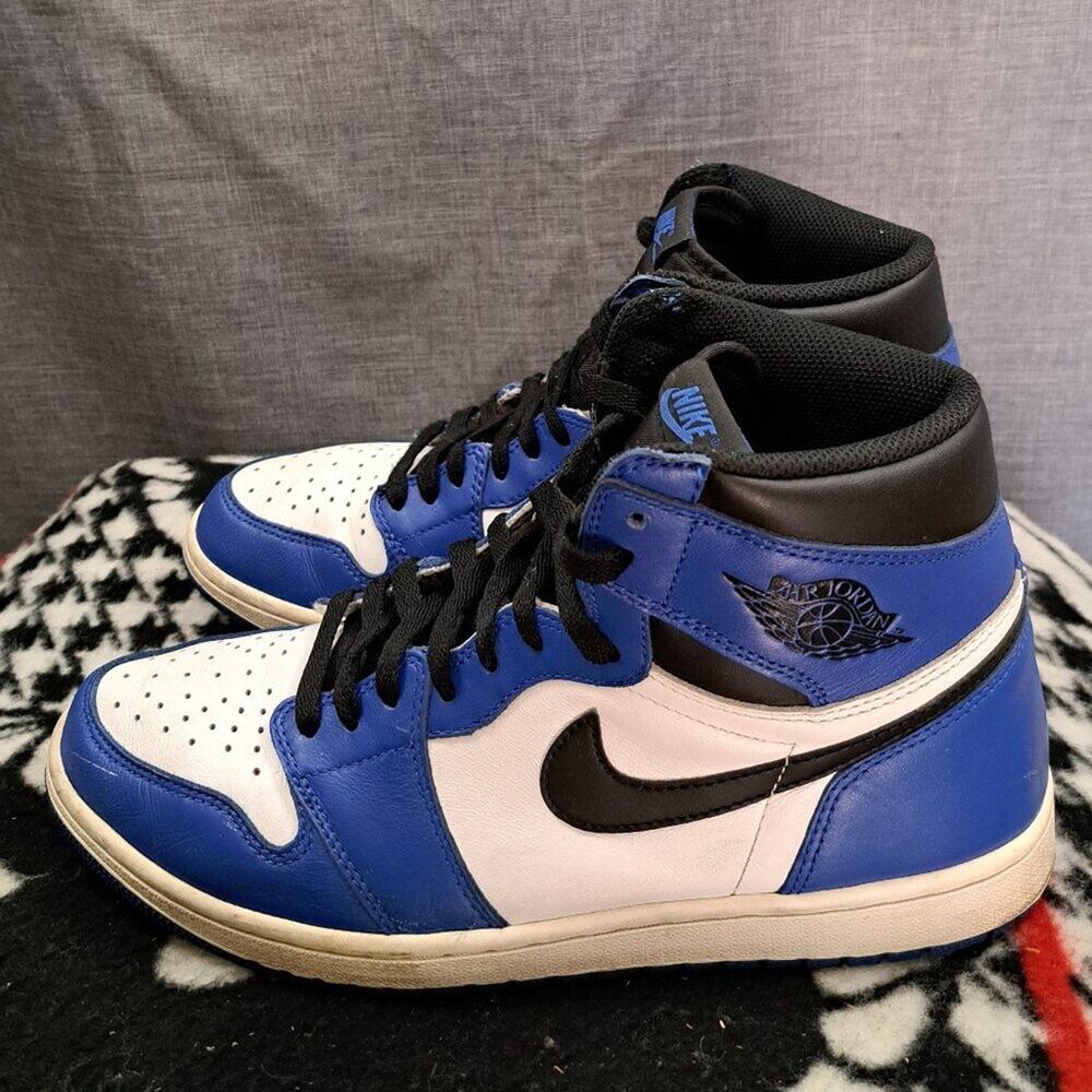 %Size 10.5 Nike Air Jordan 1 Game Royal Men / AJ1
